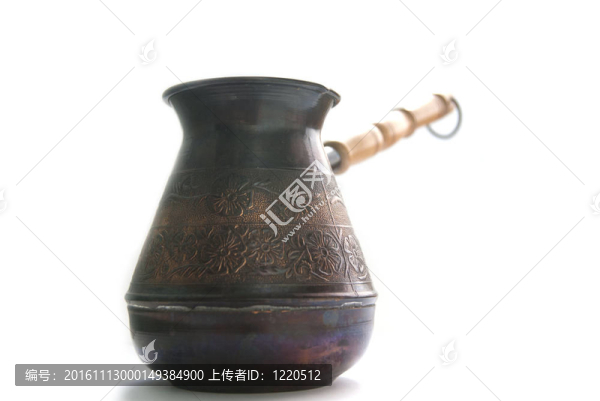 一個老式的咖啡壺