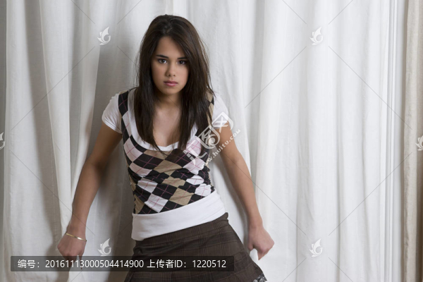 受驚的女人