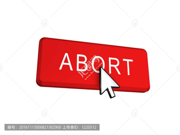 箭射到Abort,Button