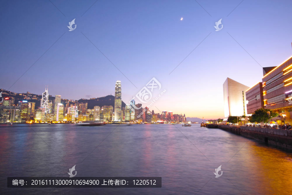 魔術(shù)小時的維多利亞港；香港
