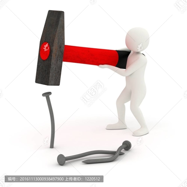 三維人打釘
