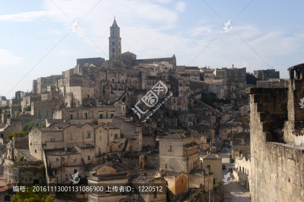 Matera（巴斯利卡塔大區(qū)；意大利）的老城區(qū)（Sassi）