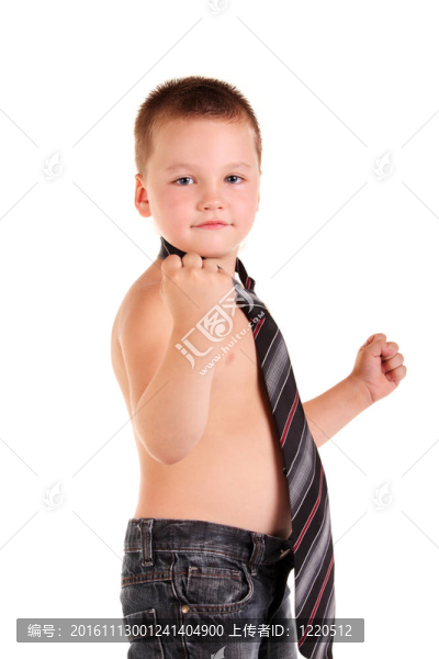 小男孩的領(lǐng)帶