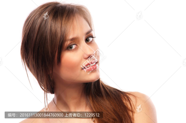 一個(gè)美麗的年輕女人的肖像