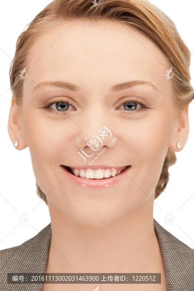 幸福和微笑的女人