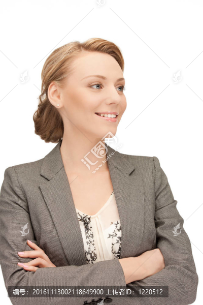 幸福和微笑的女人