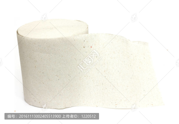 衛(wèi)生紙的白色隔離BG