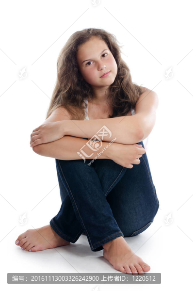 年輕漂亮女孩的肖像