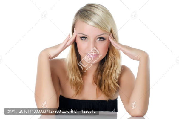 年輕漂亮女孩的肖像