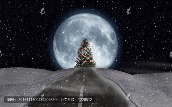 圣誕節(jié)的月亮