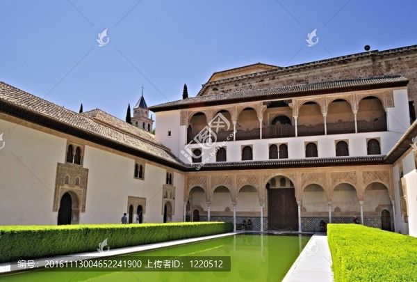 阿爾罕布拉；Patio,of,Arrayanes