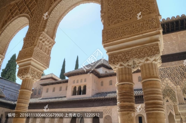 阿爾罕布拉；Patio,of,Arrayanes