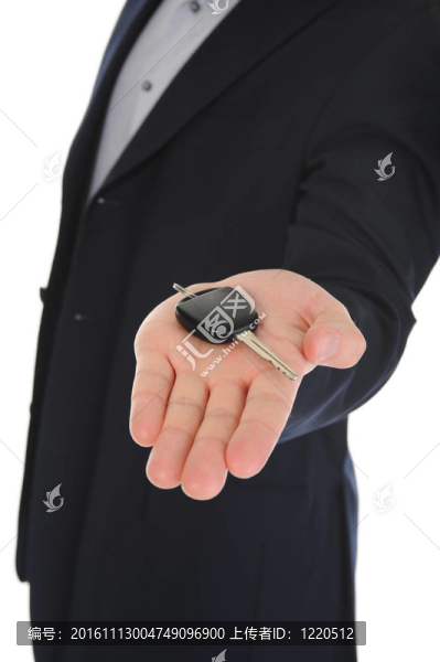 商人給車鑰匙