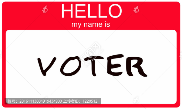 你好我的名字是選民