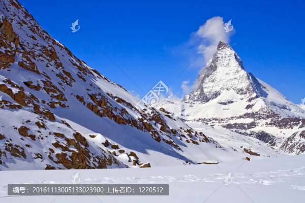 馬特峰高山瑞士