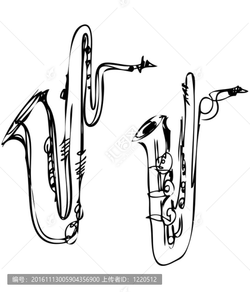 銅管樂器低音中音薩克斯