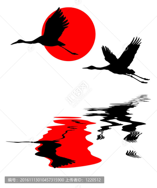 天空中的起重機(jī)插圖
