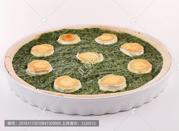 孤立的菠菜湯