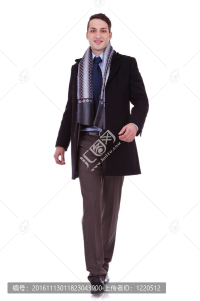 商業(yè)男人走著