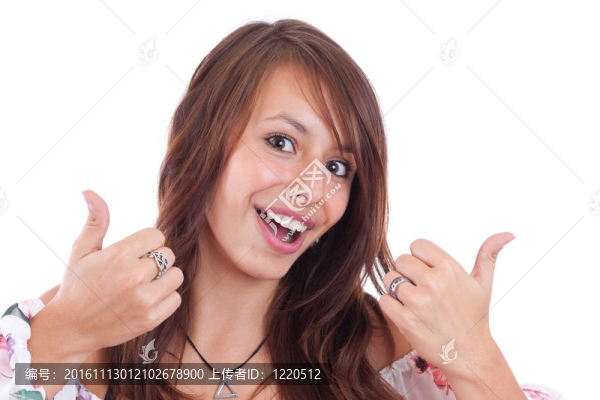 女人的手勢是標(biāo)志