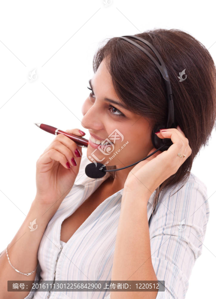 年輕的女接線員