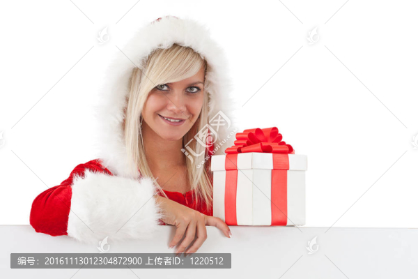圣誕節(jié)的女人