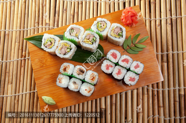 煙熏魚壽司卷