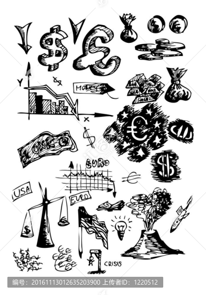 金融危機(jī)小圖標(biāo)