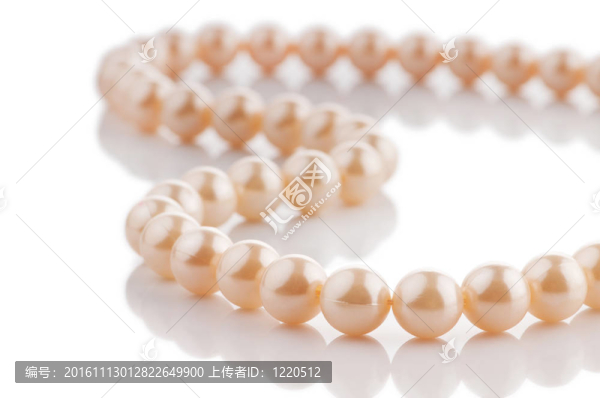 時(shí)尚與美麗概念珍珠項(xiàng)鏈