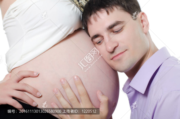 白孕夫婦幸福美滿