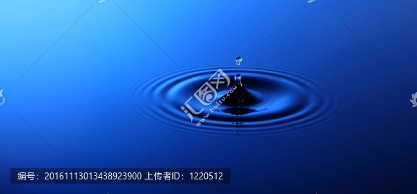落入水中的水