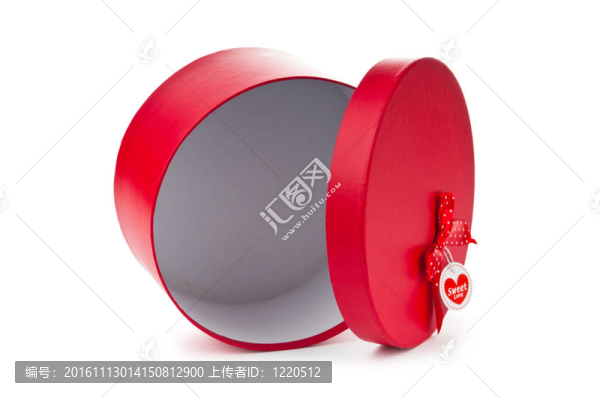 孤立在白色禮品盒