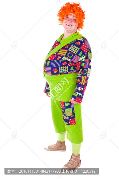 切斯特·弗羅伊德·卡爾森度假小丑服裝；