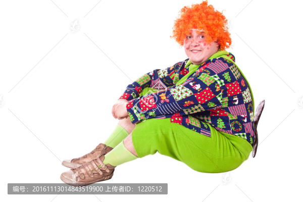 切斯特·弗羅伊德·卡爾森度假小丑服裝；