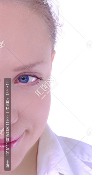 微笑的女商人