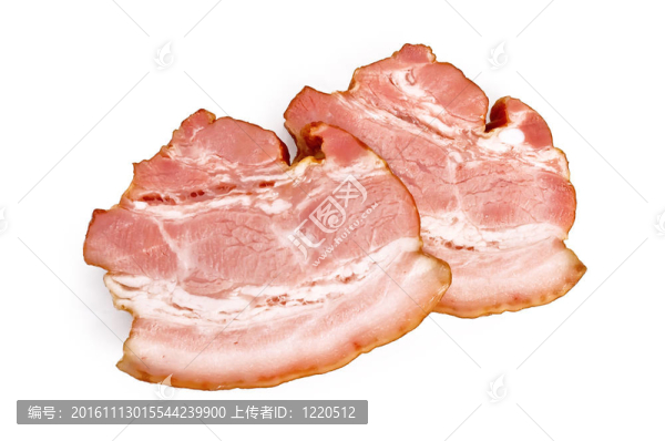 兩片熏肉