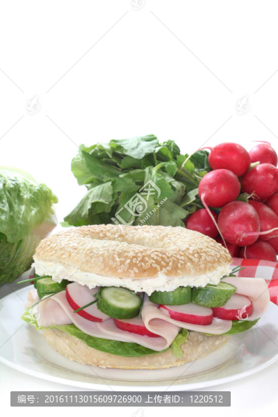 與土耳其乳腺貝果