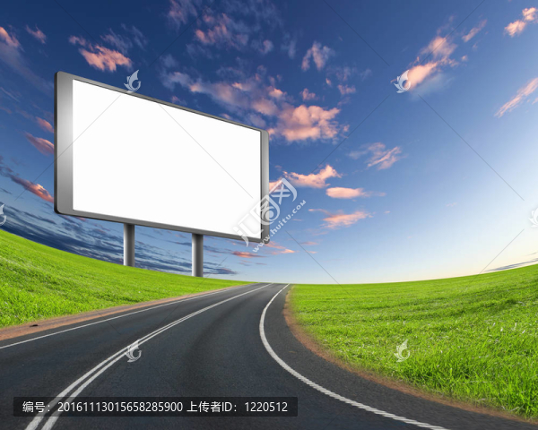 道路上的廣告牌