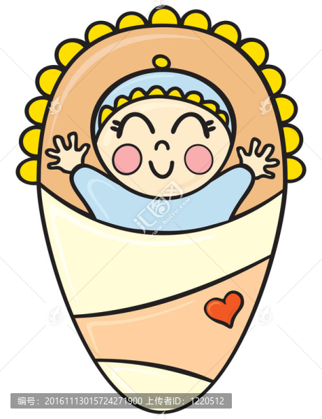 熟睡的嬰兒
