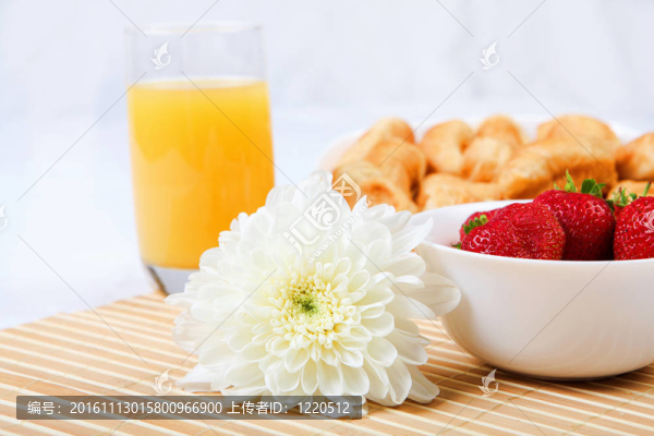 早期的早餐。