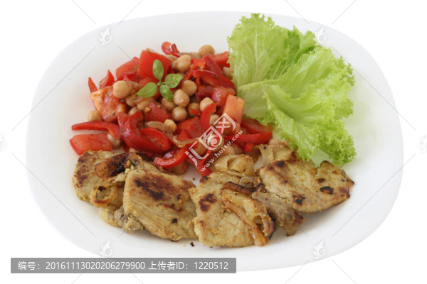 沙拉炒豬肉
