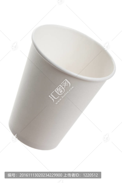 白色的紙杯