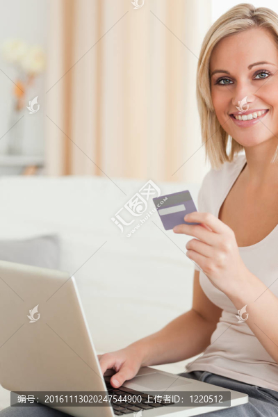 可愛女人的肖像