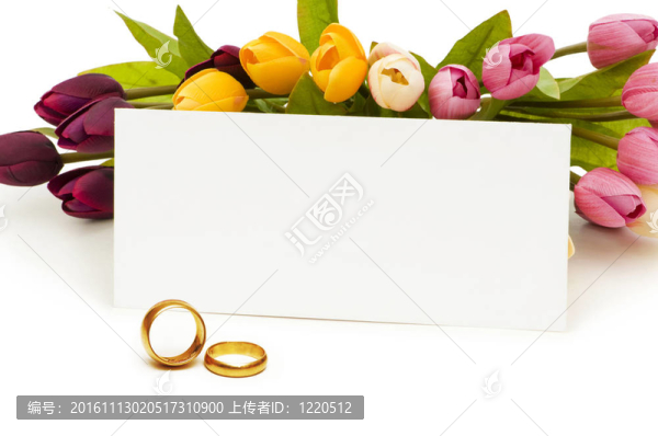 婚禮的概念與玫瑰和戒指