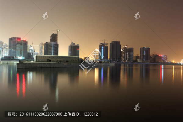 阿拉伯聯(lián)合酋長(zhǎng)國(guó)夜間商業(yè)海灣