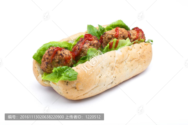 肉丸三明治