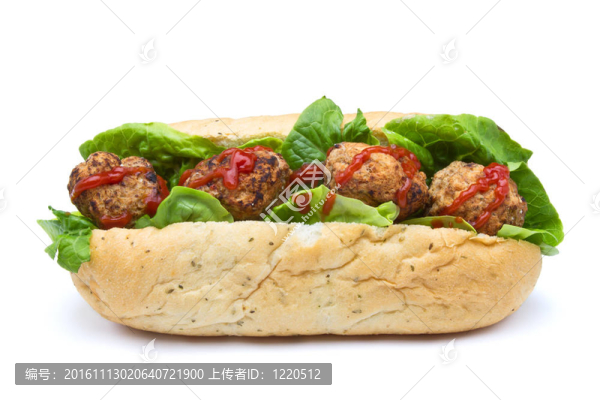 肉丸三明治