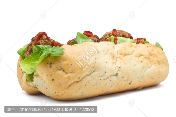 肉丸三明治