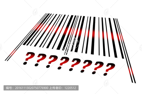 條碼上的問題符號