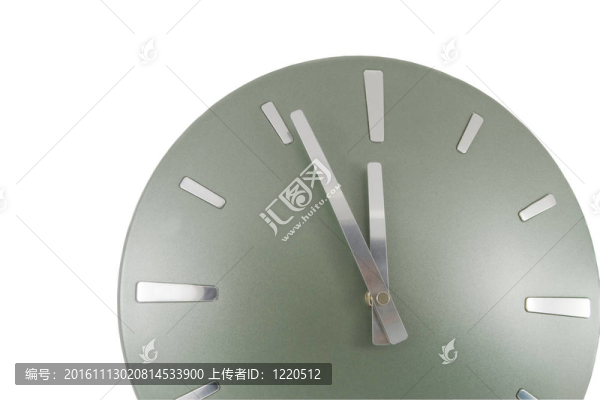 白色的時(shí)鐘（12分鐘到5分鐘）